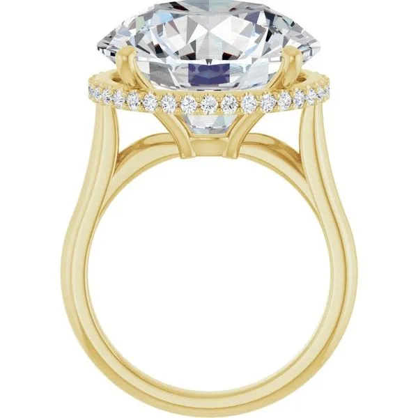 Hidden Halo-Style Engagement Ring Image 2 J. Thomas Jewelers Rochester Hills, MI