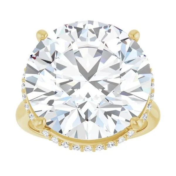 Hidden Halo-Style Engagement Ring Image 3 Natale Jewelers Sewell, NJ