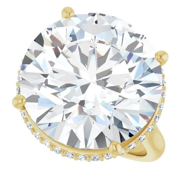 Hidden Halo-Style Engagement Ring Image 5 Morin Jewelers Southbridge, MA