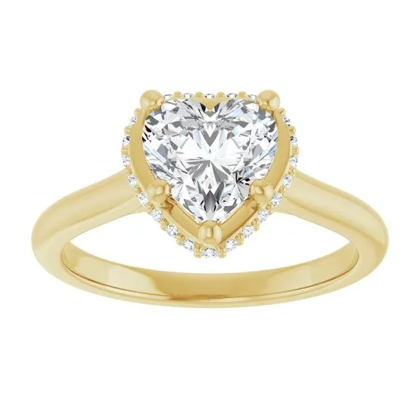 Hidden Halo-Style Engagement Ring Image 3 Mark Jewellers La Crosse, WI
