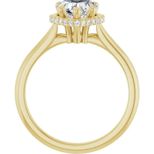 Hidden Halo-Style Engagement Ring Image 2 Paul James Jewelers Angels Camp, CA