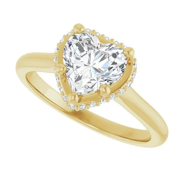 Hidden Halo-Style Engagement Ring Image 5 Paul James Jewelers Angels Camp, CA