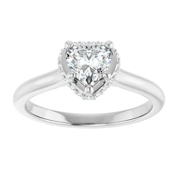 Hidden Halo-Style Engagement Ring Image 3 Arezzo Jewelers Elmwood Park, IL