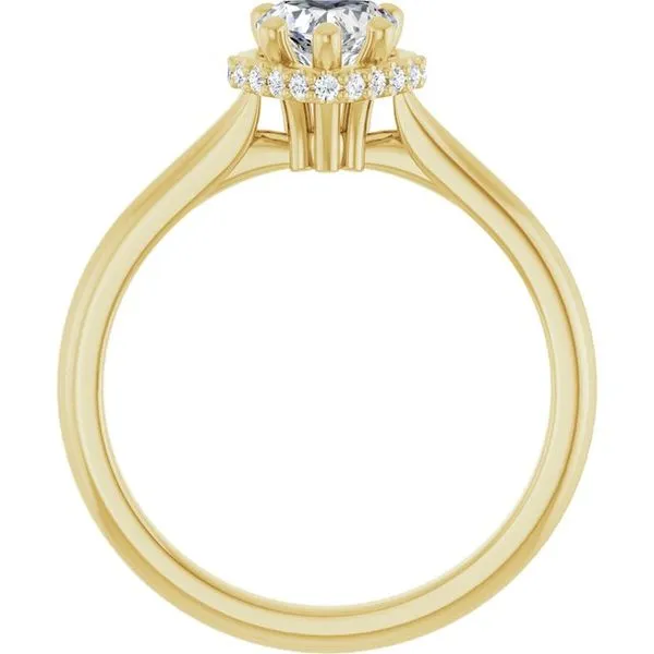 Hidden Halo-Style Engagement Ring Image 2 Paul James Jewelers Angels Camp, CA