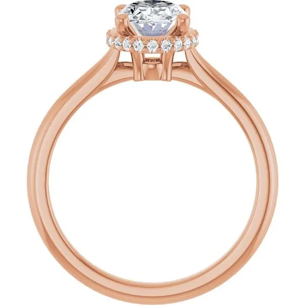 Hidden Halo-Style Engagement Ring Image 2 Ask Design Jewelers Olean, NY