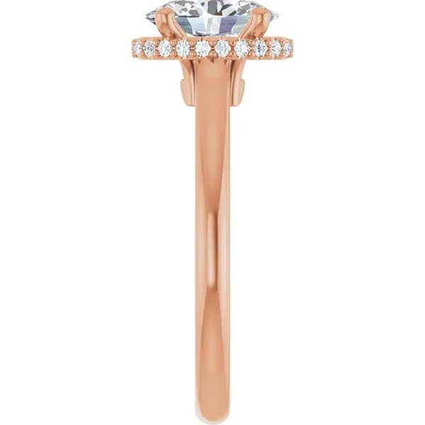 Hidden Halo-Style Engagement Ring Image 4 Don's Jewelry & Design Washington, IA