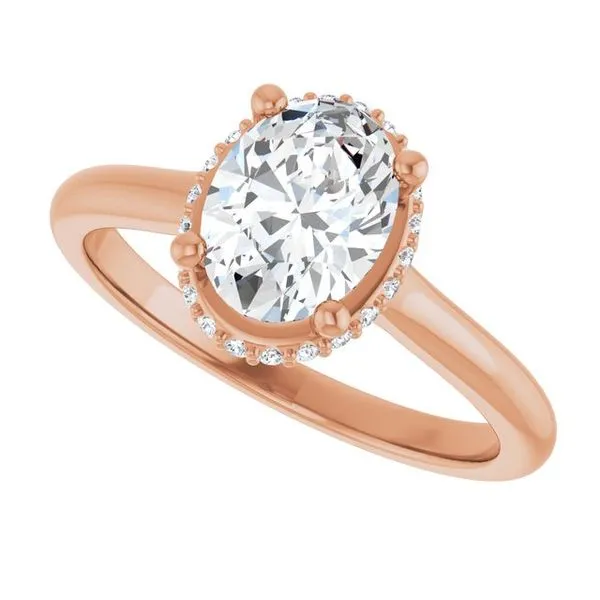 Hidden Halo-Style Engagement Ring Image 5 Arezzo Jewelers Elmwood Park, IL