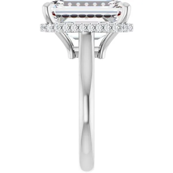 Hidden Halo-Style Engagement Ring Image 4 Paul James Jewelers Angels Camp, CA