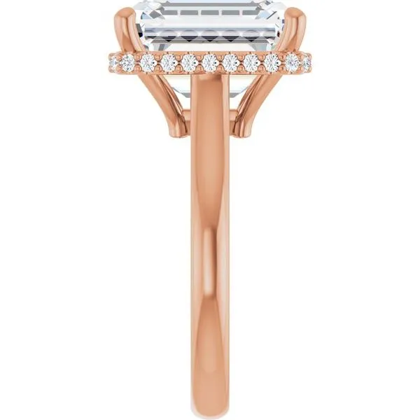 Hidden Halo-Style Engagement Ring Image 4 J. Thomas Jewelers Rochester Hills, MI