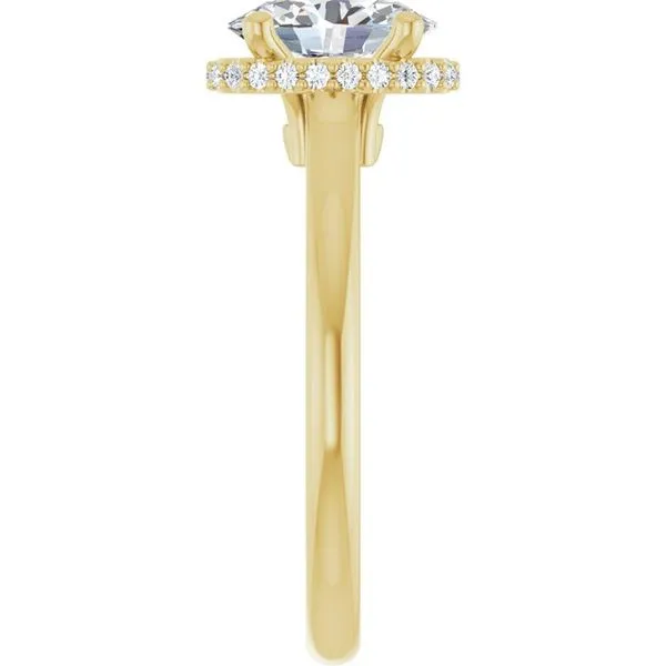 Hidden Halo-Style Engagement Ring Image 4 Mark Jewellers La Crosse, WI