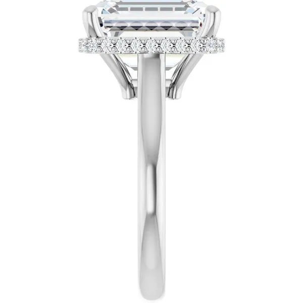 Hidden Halo-Style Engagement Ring Image 4 Austin's Fine Diamonds & Jewelry Lyndhurst, NJ