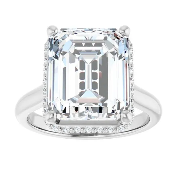 Hidden Halo-Style Engagement Ring Image 3 Morin Jewelers Southbridge, MA