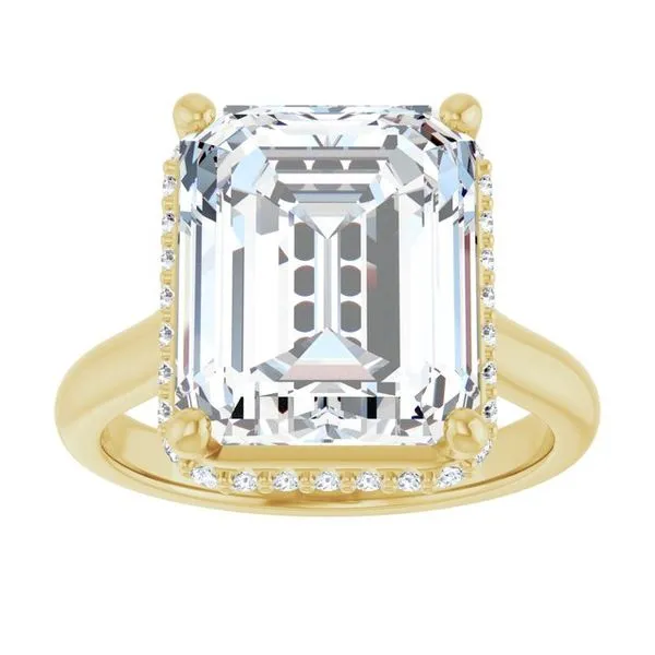 Hidden Halo-Style Engagement Ring Image 3 Paul James Jewelers Angels Camp, CA