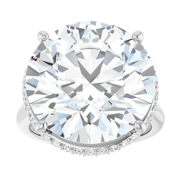 Hidden Halo-Style Engagement Ring Image 3 Jimmy Smith Jewelers Decatur, AL