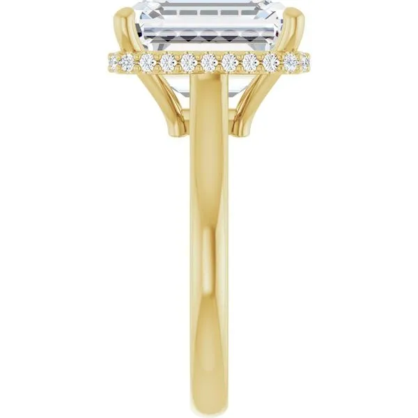 Hidden Halo-Style Engagement Ring Image 4 J. Thomas Jewelers Rochester Hills, MI