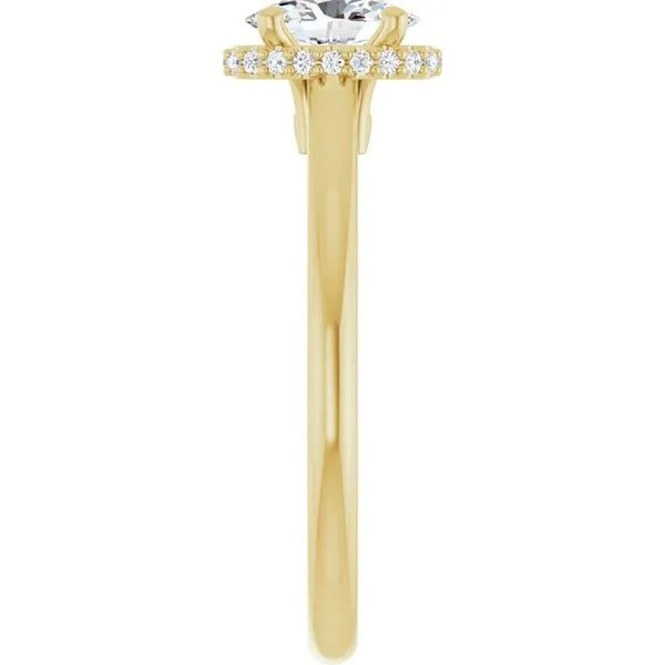 Hidden Halo-Style Engagement Ring Image 4 Clater Jewelers Louisville, KY