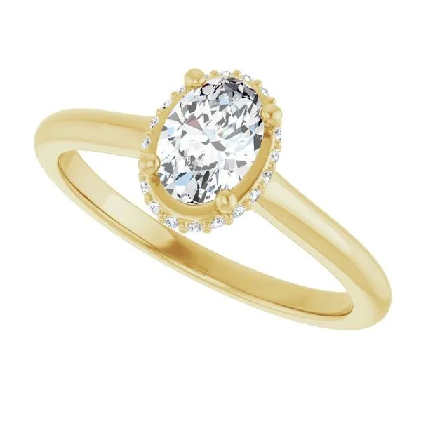 Hidden Halo-Style Engagement Ring Image 5 J. Thomas Jewelers Rochester Hills, MI