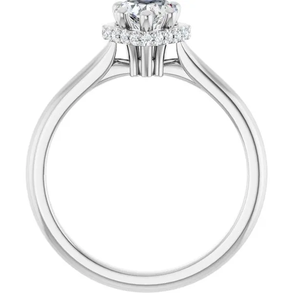 Hidden Halo-Style Engagement Ring Image 2 Natale Jewelers Sewell, NJ