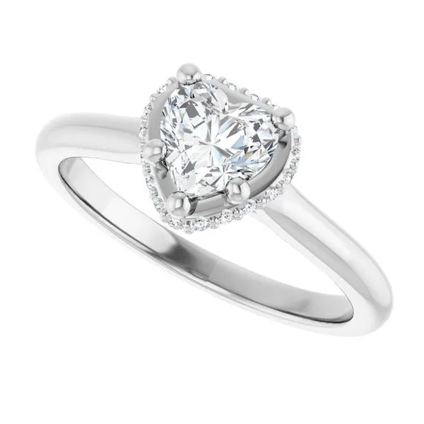 Hidden Halo-Style Engagement Ring Image 5 J. Thomas Jewelers Rochester Hills, MI