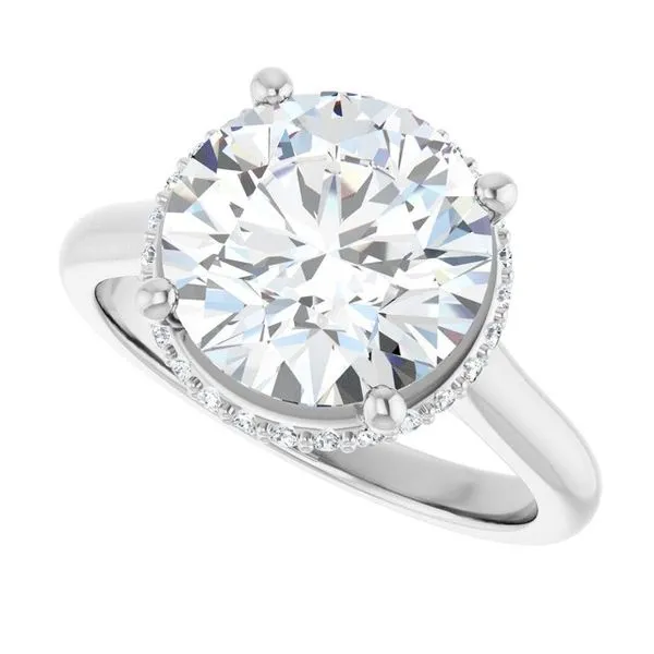 Hidden Halo-Style Engagement Ring Image 5 Natale Jewelers Sewell, NJ