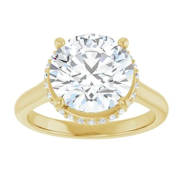 Hidden Halo-Style Engagement Ring Image 3 Shipley's Fine Jewelry Hampstead, MD