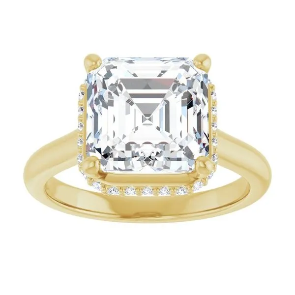 Hidden Halo-Style Engagement Ring Image 3 Shipley's Fine Jewelry Hampstead, MD