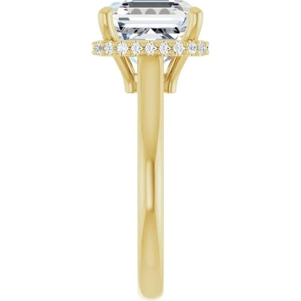 Hidden Halo-Style Engagement Ring Image 4 Ocean View Jewelers Millville, DE