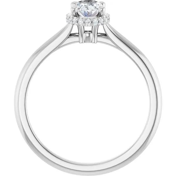 Hidden Halo-Style Engagement Ring Image 2 Raleigh Diamond Fine Jewelry Raleigh, NC