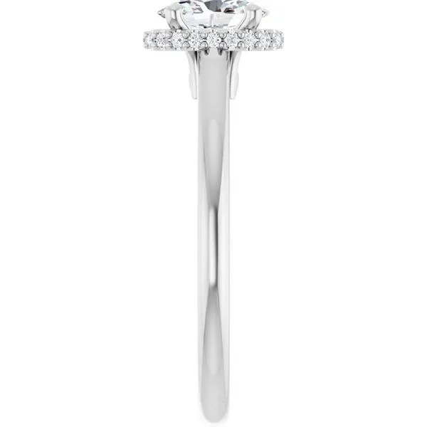 Hidden Halo-Style Engagement Ring Image 4 Shipley's Fine Jewelry Hampstead, MD