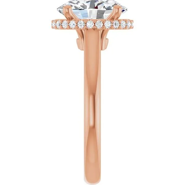 Hidden Halo-Style Engagement Ring Image 4 The Jewelry Source El Segundo, CA