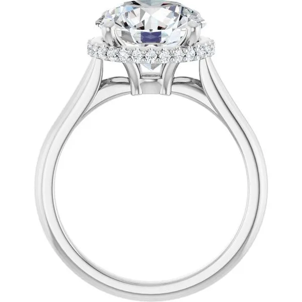 Hidden Halo-Style Engagement Ring Image 2 Don's Jewelry & Design Washington, IA