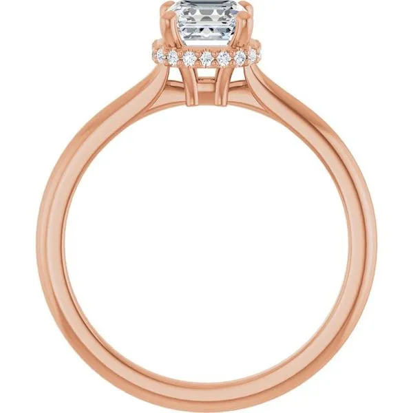 Hidden Halo-Style Engagement Ring Image 2 Futer Bros Jewelers York, PA