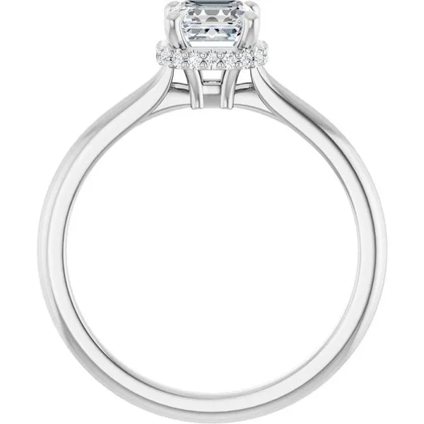 Hidden Halo-Style Engagement Ring Image 2 Paul James Jewelers Angels Camp, CA