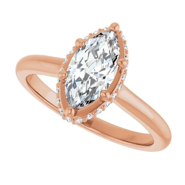 Hidden Halo-Style Engagement Ring Image 5 JF Jones Jewelers Rochester, NY