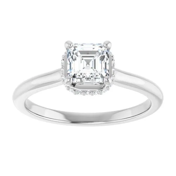 Hidden Halo-Style Engagement Ring Image 3 J. Thomas Jewelers Rochester Hills, MI