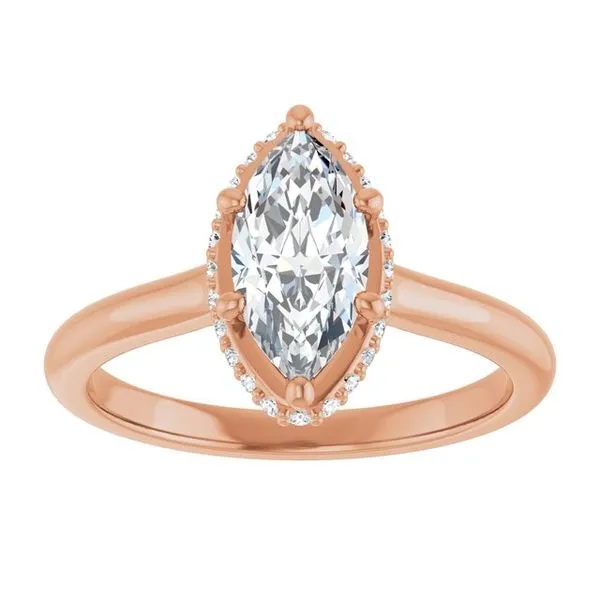 Hidden Halo-Style Engagement Ring Image 3 Don's Jewelry & Design Washington, IA