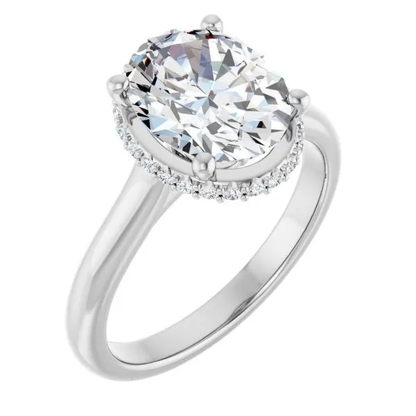 Hidden Halo-Style Engagement Ring Mark Jewellers La Crosse, WI