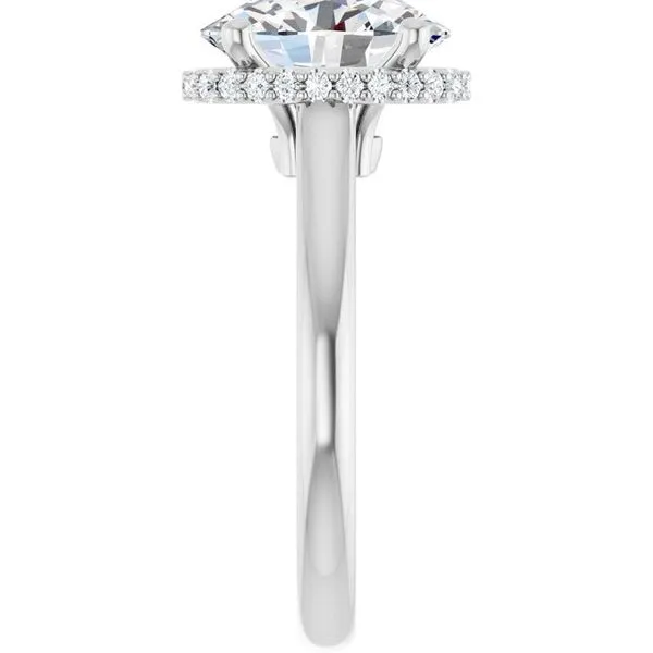 Hidden Halo-Style Engagement Ring Image 4 J. Thomas Jewelers Rochester Hills, MI