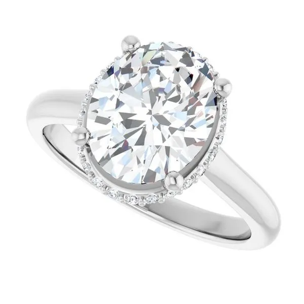 Hidden Halo-Style Engagement Ring Image 5 Jimmy Smith Jewelers Decatur, AL