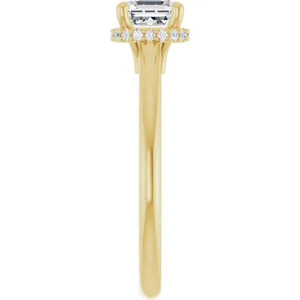 Hidden Halo-Style Engagement Ring Image 4 Natale Jewelers Sewell, NJ