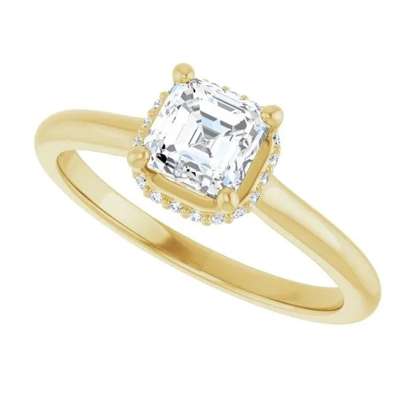 Hidden Halo-Style Engagement Ring Image 5 Ocean View Jewelers Millville, DE