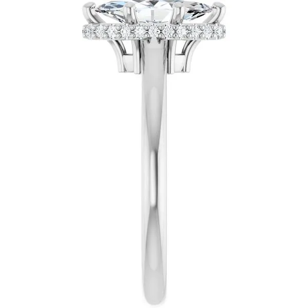 Hidden Halo-Style Engagement Ring Image 4 Northwood Jewelers Northwood, OH