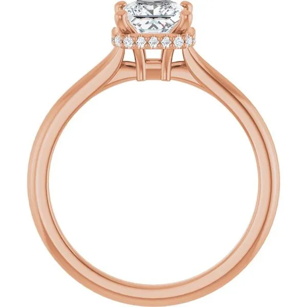 Hidden Halo-Style Engagement Ring Image 2 Futer Bros Jewelers York, PA