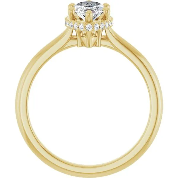 Hidden Halo-Style Engagement Ring Image 2 Arezzo Jewelers Elmwood Park, IL