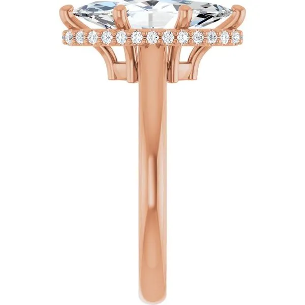 Hidden Halo-Style Engagement Ring Image 4 Don's Jewelry & Design Washington, IA