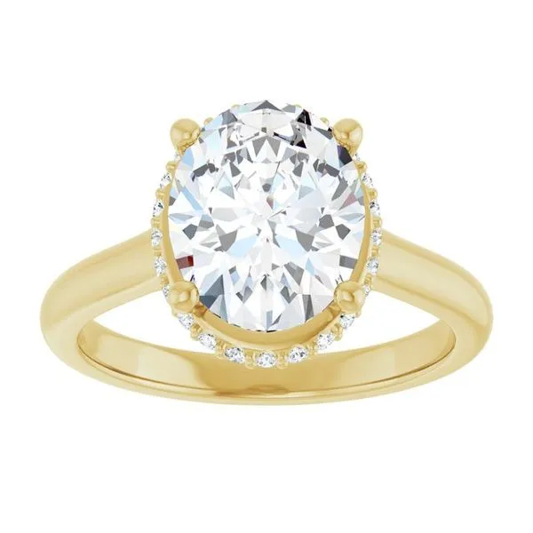 Hidden Halo-Style Engagement Ring Image 3 Jimmy Smith Jewelers Decatur, AL