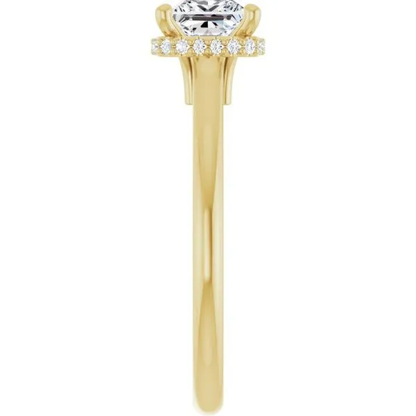 Hidden Halo-Style Engagement Ring Image 4 Austin's Fine Diamonds & Jewelry Lyndhurst, NJ