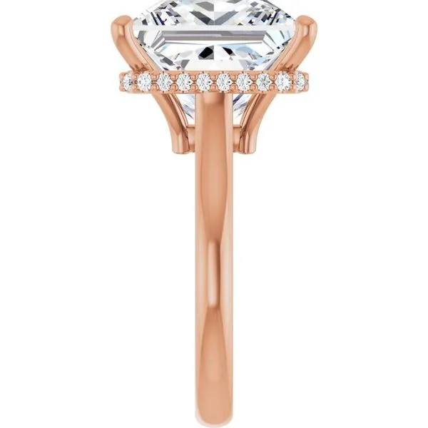 Hidden Halo-Style Engagement Ring Image 4 J. Thomas Jewelers Rochester Hills, MI