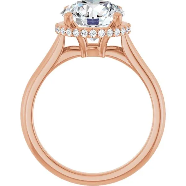 Hidden Halo-Style Engagement Ring Image 2 Don's Jewelry & Design Washington, IA