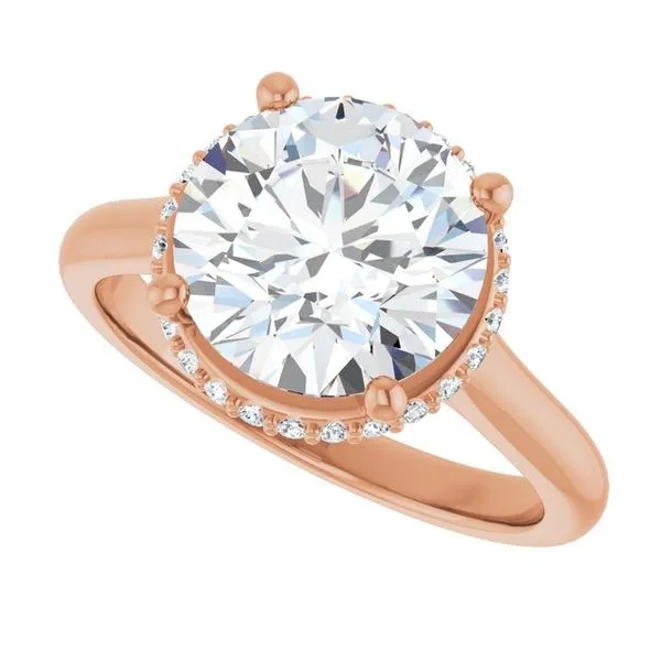 Hidden Halo-Style Engagement Ring Image 5 Shipley's Fine Jewelry Hampstead, MD